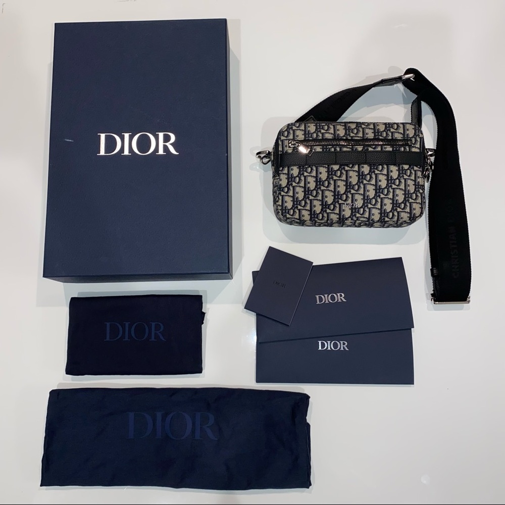 Dior Safari Pouch Oblique Jacquard
